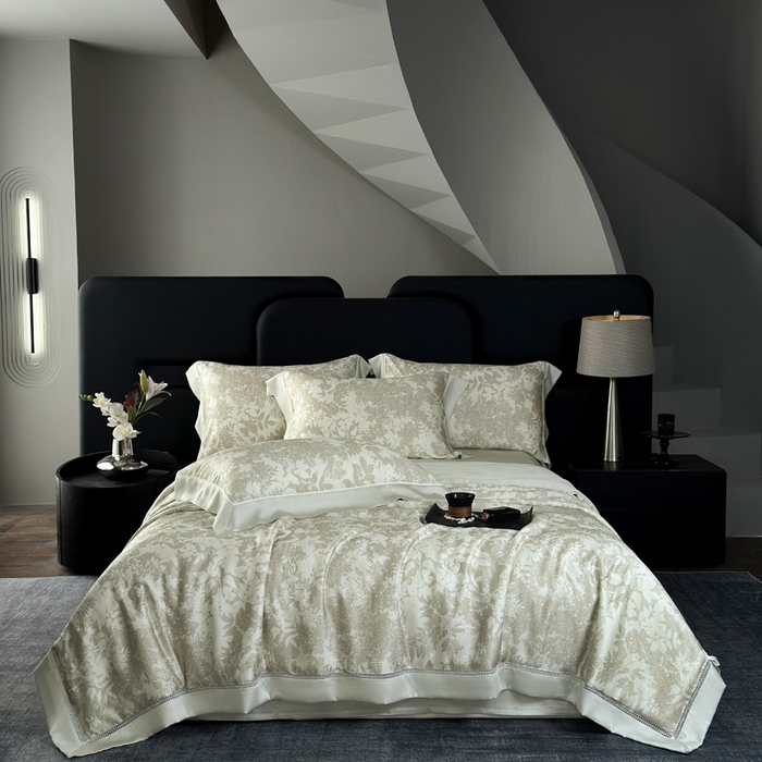 91家纺网 家纺一手货源 找家纺 娇逸家居 2026新款60s天丝数码印花夏被夏凉被空调被四件套 林兮