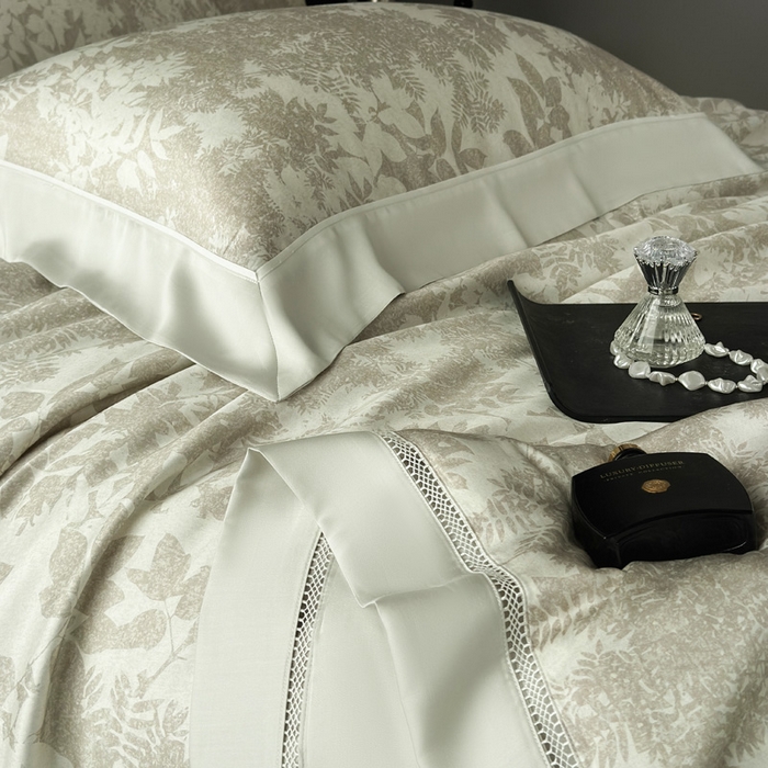 91家纺网 家纺一手货源 找家纺 娇逸家居 2026新款60s天丝数码印花夏被夏凉被空调被四件套 林兮