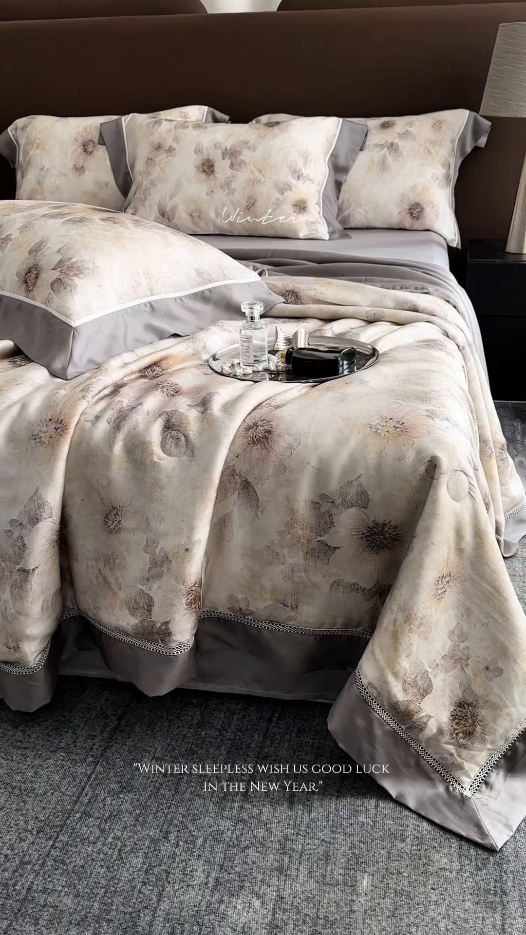 91家纺网 家纺一手货源 找家纺 娇逸家居 2026新款60s天丝数码印花夏被夏凉被空调被四件套 沐初