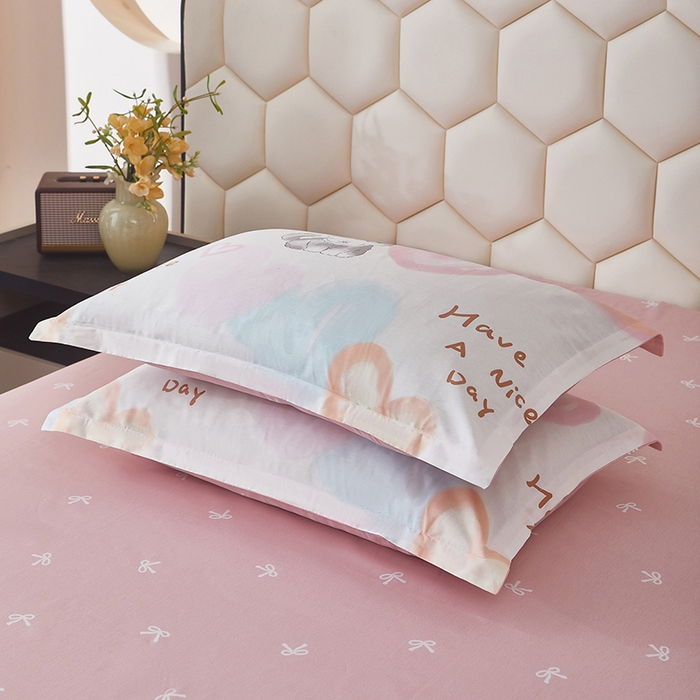 91家纺网 家纺一手货源 找家纺 （总）约素家纺 2025新款全棉印花单枕套