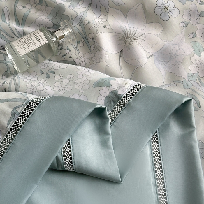 91家纺网 家纺一手货源 找家纺 娇逸家居 2026新款60s天丝数码印花夏被夏凉被空调被四件套 拾慕