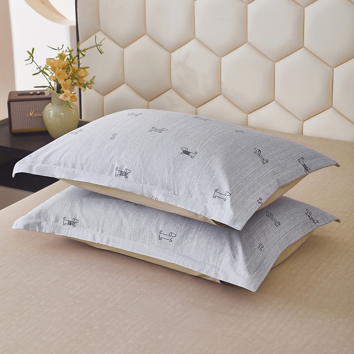 91家纺网 家纺一手货源 找家纺 （总）约素家纺 2025新款全棉印花单枕套