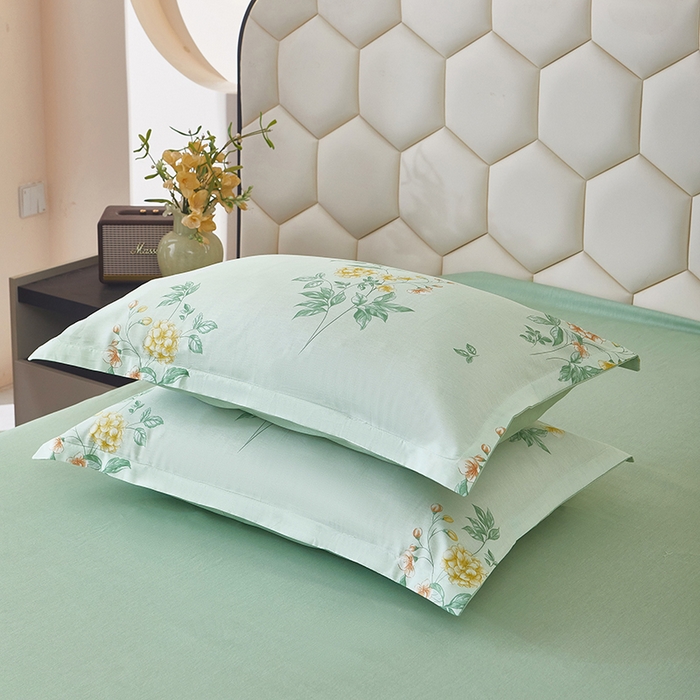 91家纺网 家纺一手货源 找家纺 （总）约素家纺 2025新款全棉印花单枕套