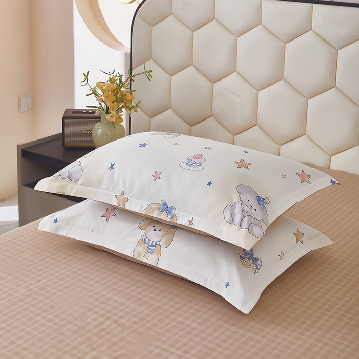 91家纺网 家纺一手货源 找家纺 （总）约素家纺 2025新款全棉印花单枕套