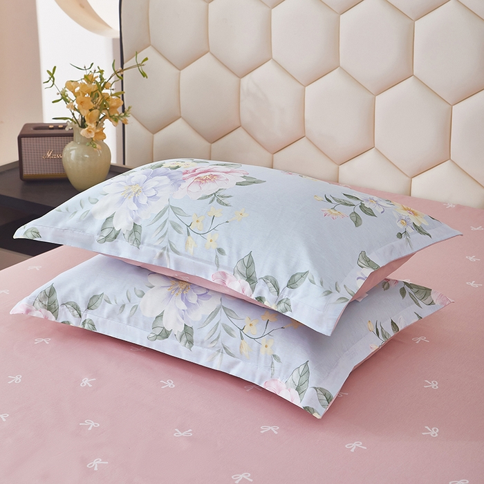 91家纺网 家纺一手货源 找家纺 （总）约素家纺 2025新款全棉印花单枕套