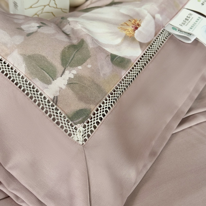 91家纺网 家纺一手货源 找家纺 娇逸家居 2026新款60s天丝数码印花夏被夏凉被空调被四件套 悦澜