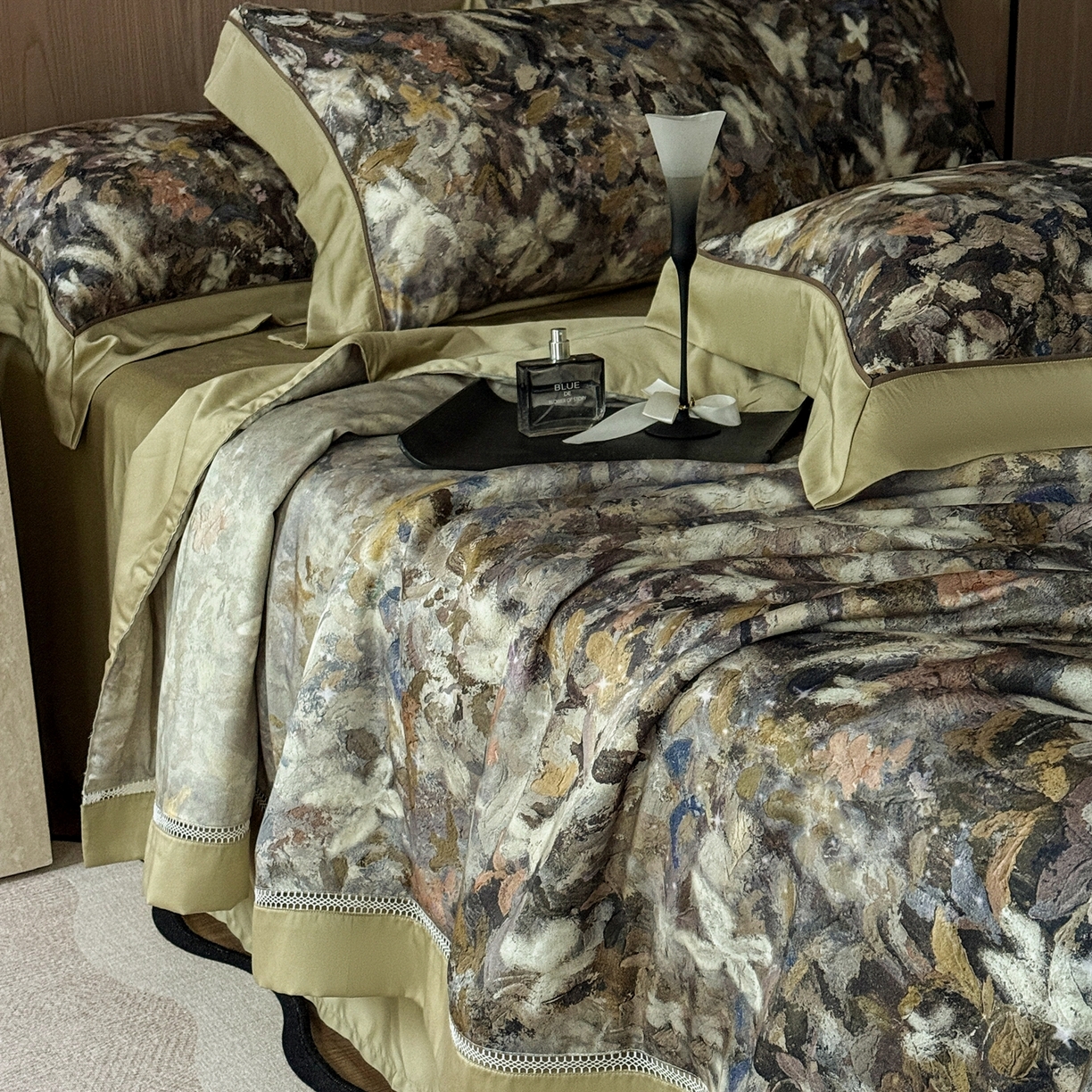 91家纺网 家纺一手货源 找家纺 娇逸家居 2026新款60s天丝数码印花夏被夏凉被空调被四件套 斐金