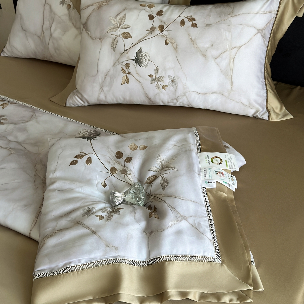 娇逸家居 2026新款60s天丝数码印花夏被夏凉被空调被四件套 诺什