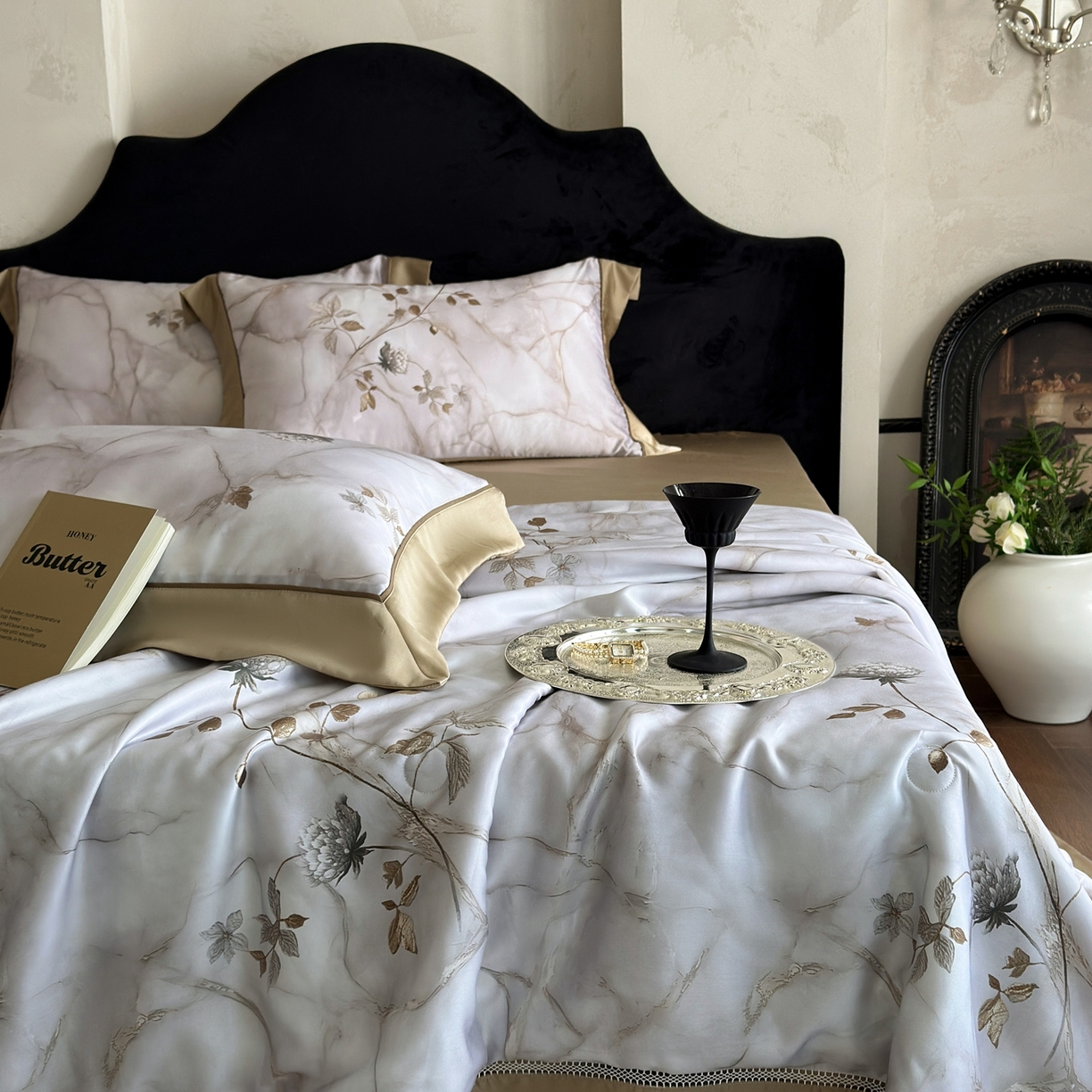 91家纺网 家纺一手货源 找家纺 娇逸家居 2026新款60s天丝数码印花夏被夏凉被空调被四件套 诺什