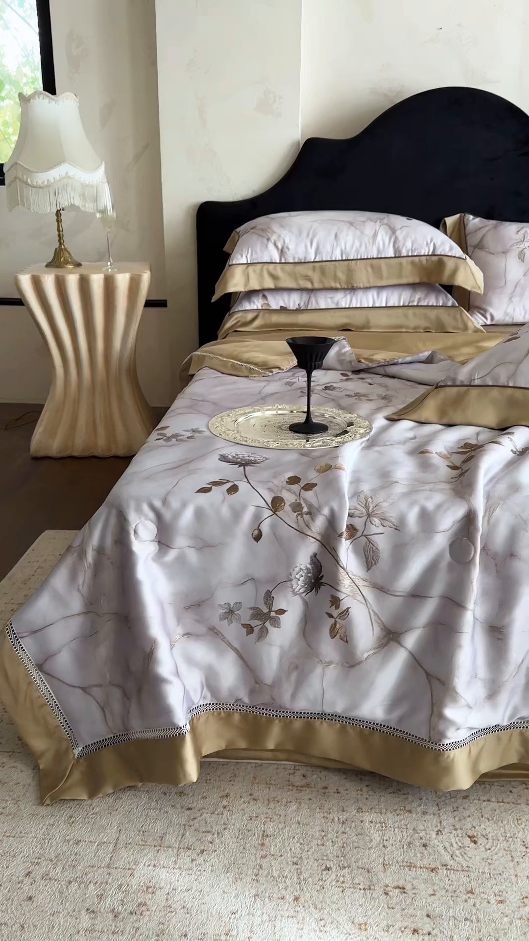 91家纺网 家纺一手货源 找家纺 娇逸家居 2026新款60s天丝数码印花夏被夏凉被空调被四件套 诺什