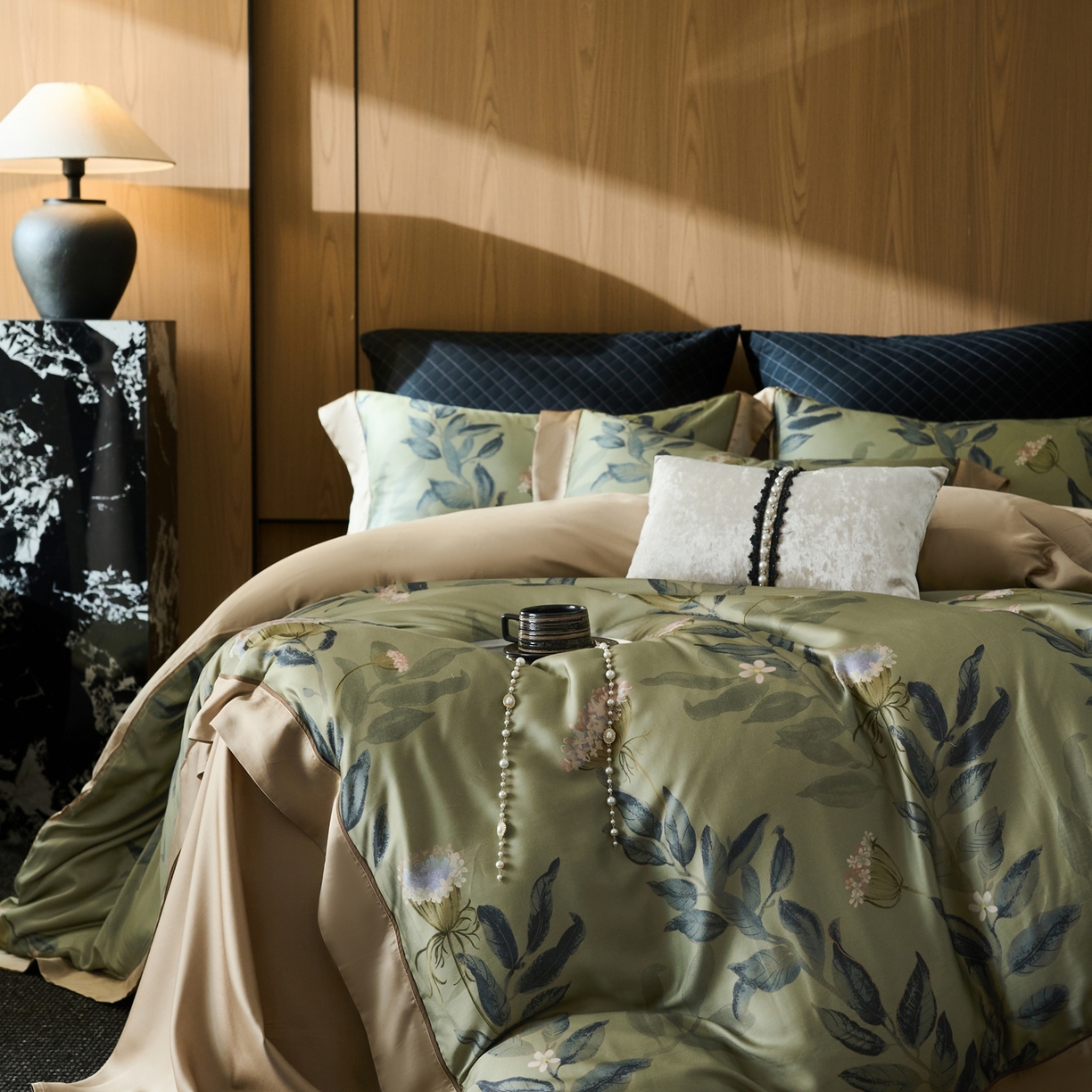 91家纺网 家纺一手货源 找家纺 （总）娇逸家居 2026新款60s兰精天丝数码印花四件套