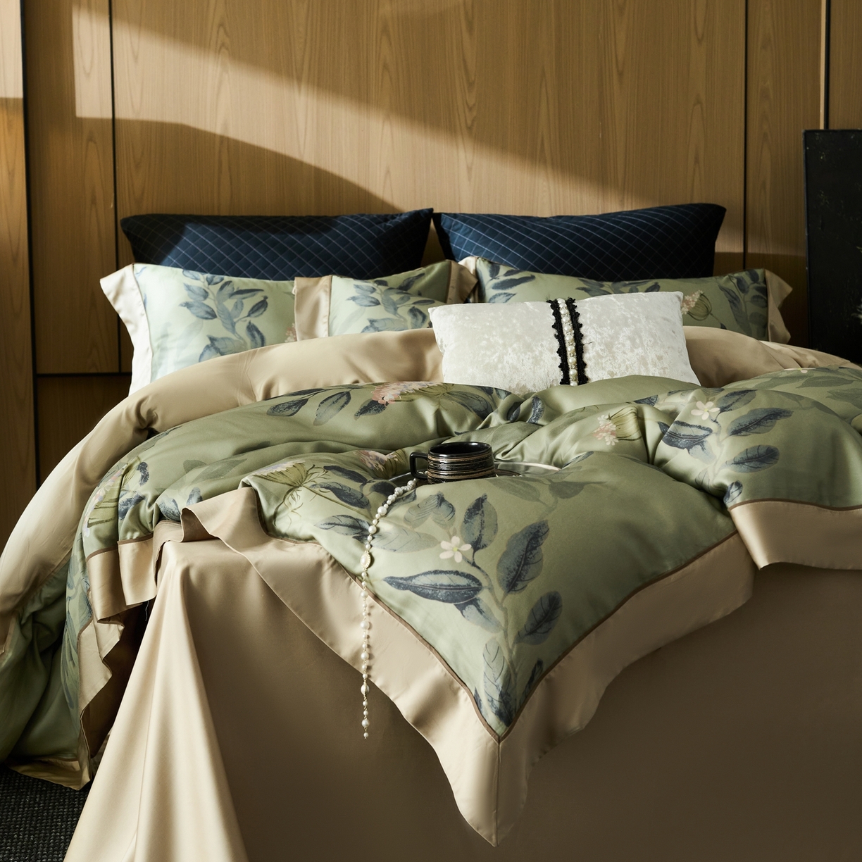 91家纺网 家纺一手货源 找家纺 （总）娇逸家居 2026新款60s兰精天丝数码印花四件套