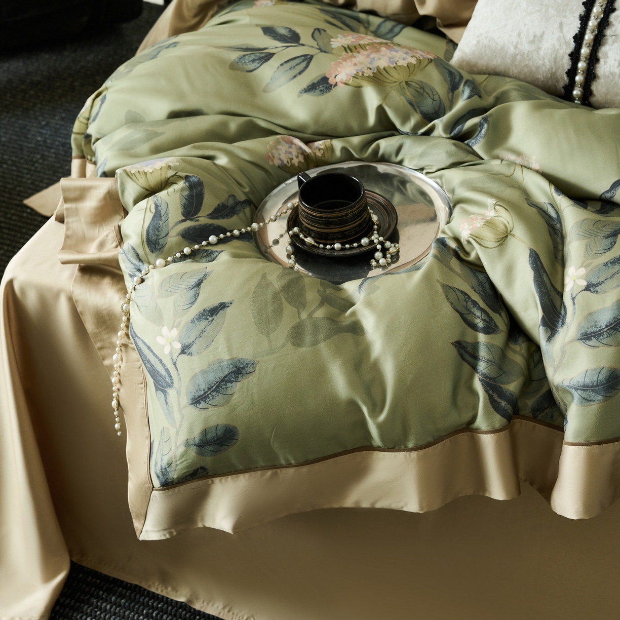 91家纺网 家纺一手货源 找家纺 （总）娇逸家居 2026新款60s兰精天丝数码印花四件套