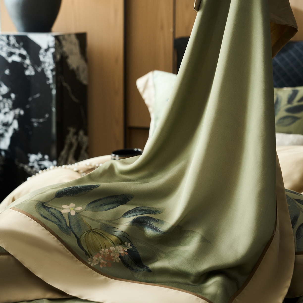 91家纺网 家纺一手货源 找家纺 （总）娇逸家居 2026新款60s兰精天丝数码印花四件套