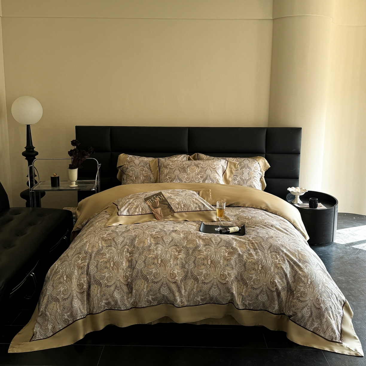 91家纺网 家纺一手货源 找家纺 （总）娇逸家居 2026新款60s兰精天丝数码印花四件套