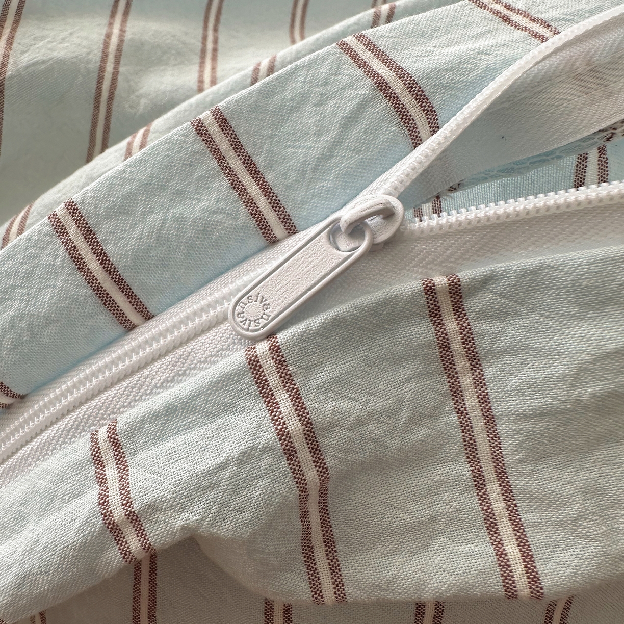 91家纺网 家纺一手货源 找家纺 XIWEN-希文家纺 2026春夏新款40支全棉纯棉色织水洗棉四件套 赫本-兰