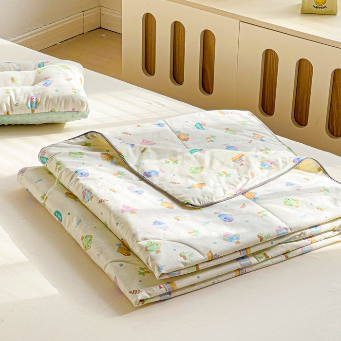 91家纺网 家纺一手货源 找家纺 （总）十九色 2026新款宝宝幼儿园小被子儿童夏凉被夏季夏被空调被