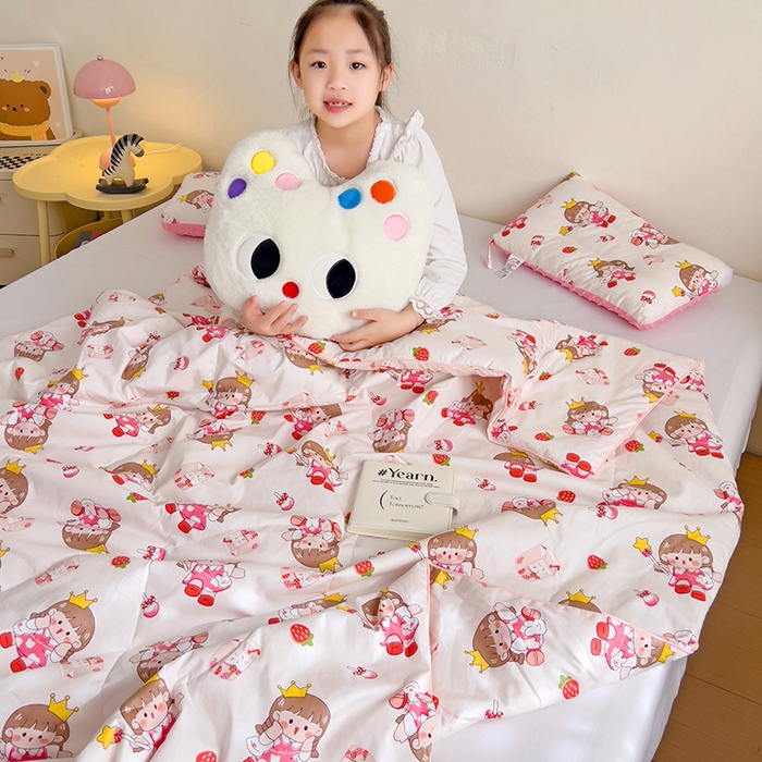 91家纺网 家纺一手货源 找家纺 （总）十九色 2026新款宝宝幼儿园小被子儿童夏凉被夏季夏被空调被
