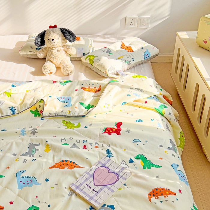 十九色 2026新款宝宝幼儿园小被子儿童夏凉被夏季夏被空调被 小恐龙