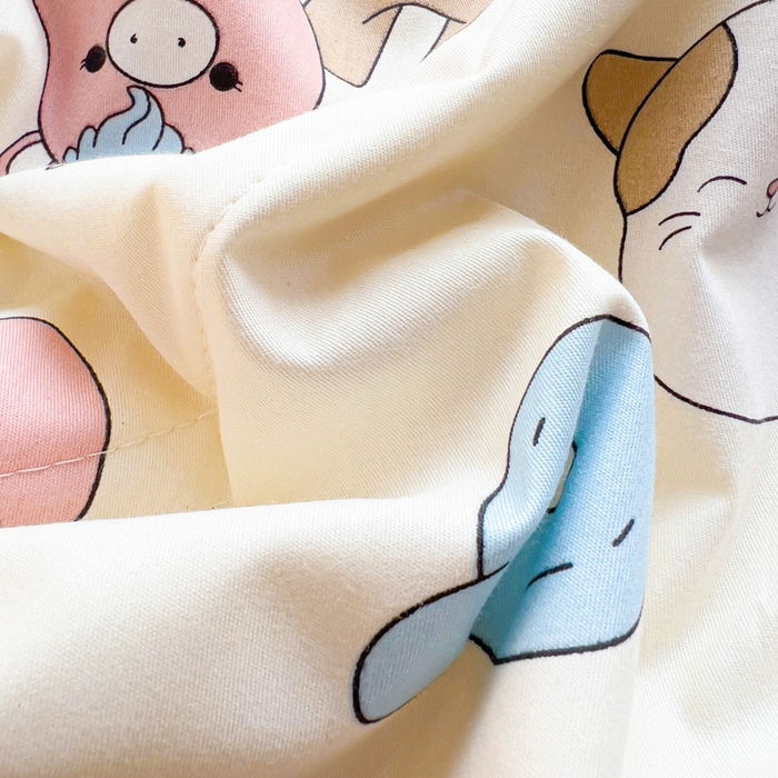 91家纺网 家纺一手货源 找家纺 十九色 2026新款宝宝幼儿园小被子儿童夏凉被夏季夏被空调被 字母乐园