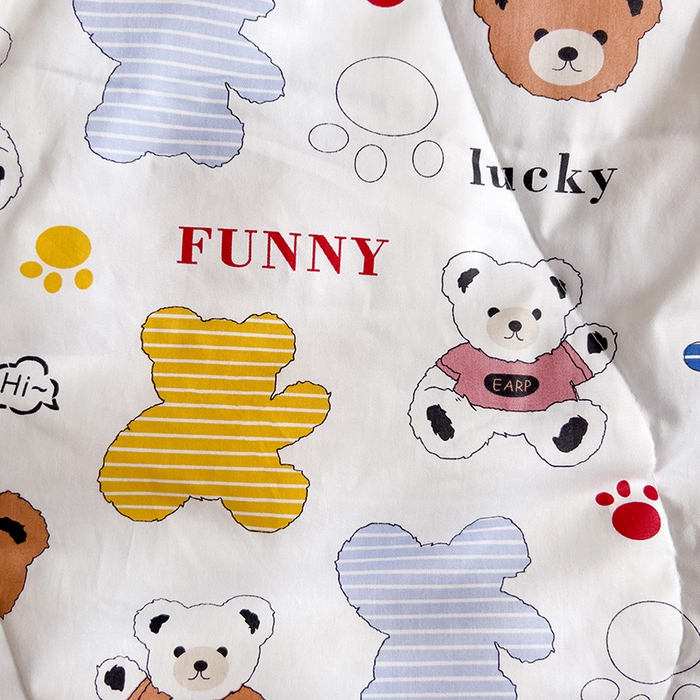 91家纺网 家纺一手货源 找家纺 十九色 2026新款宝宝幼儿园小被子儿童夏凉被夏季夏被空调被 饼干熊