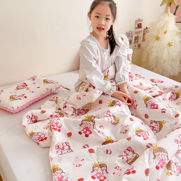 91家纺网 家纺一手货源 找家纺 十九色 2026新款宝宝幼儿园小被子儿童夏凉被夏季夏被空调被 芝芝酱