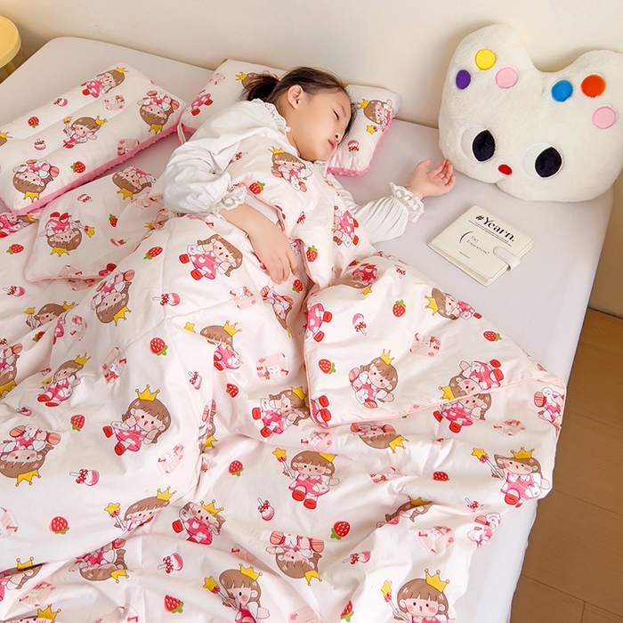 91家纺网 家纺一手货源 找家纺 十九色 2026新款宝宝幼儿园小被子儿童夏凉被夏季夏被空调被 芝芝酱