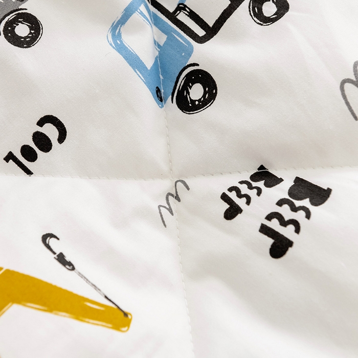 91家纺网 家纺一手货源 找家纺 十九色 2026新款宝宝幼儿园小被子儿童夏凉被夏季夏被空调被 工程车