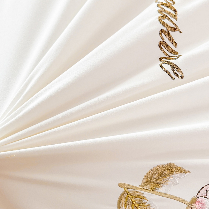 91家纺网 家纺一手货源 找家纺 （总）富宁家纺 2026新款亲肤棉重工艺四件套-花芝舞