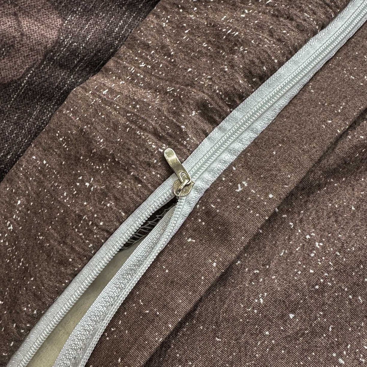 91家纺网 家纺一手货源 找家纺 晚爱家纺（原晚安家居） 2026新款加厚双层纱原麻纽扣款四件套 花开富贵