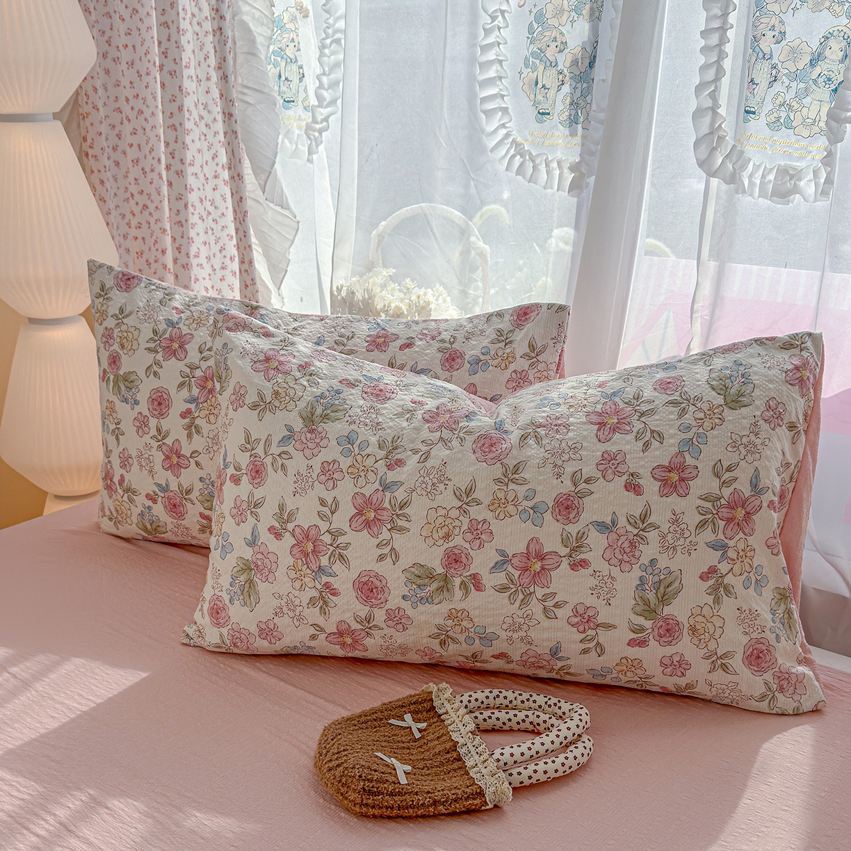 91家纺网 家纺一手货源 找家纺 （总）竹合家纺 2026春夏新品高克重A类泡芙纱泡泡皱皱纱四件套