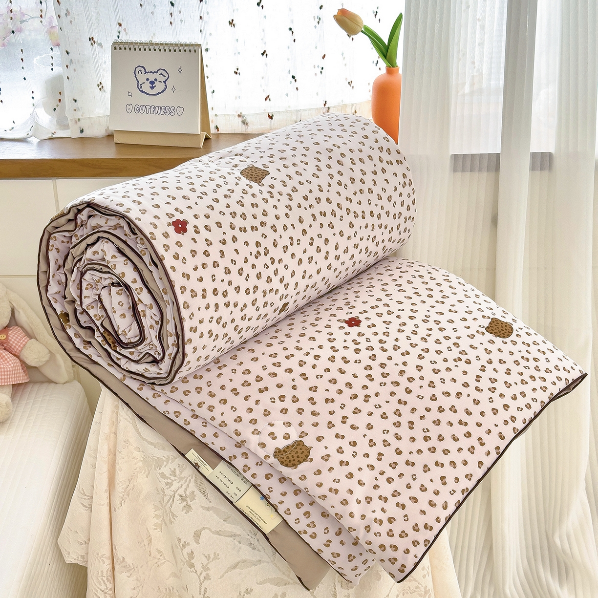 91家纺网 家纺一手货源 找家纺 （总）金蕊阁 2025新款A类水洗双层纱夏被大豆夏被夏凉被空调被