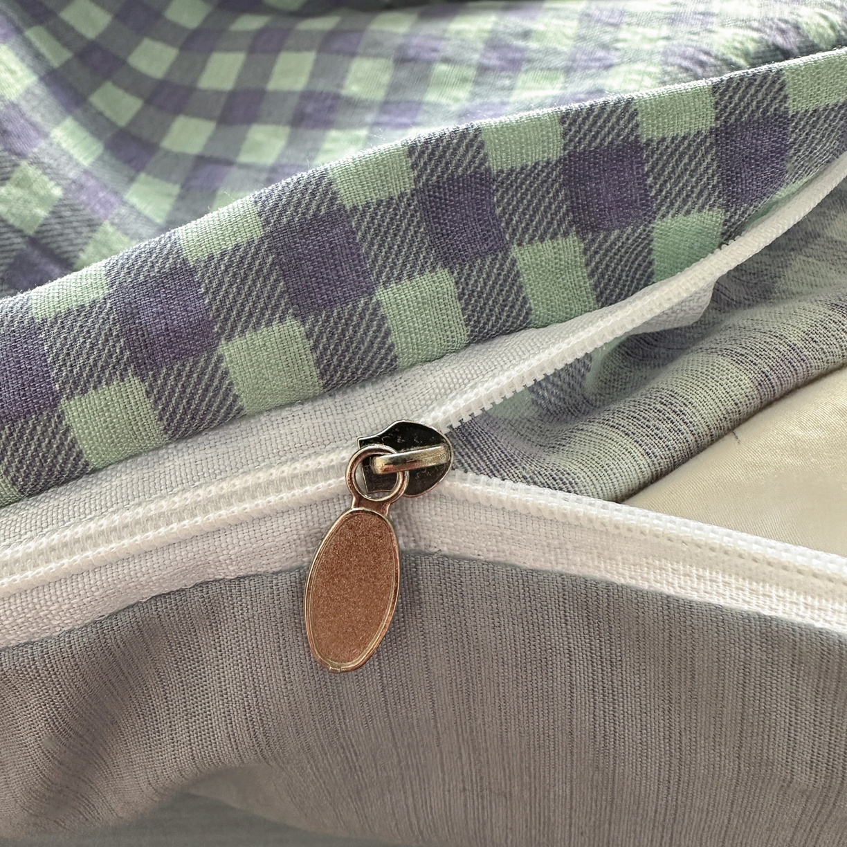 91家纺网 家纺一手货源 找家纺 （总）赫然家纺 20226春夏新款云感皱皱纱单被套 被套单件