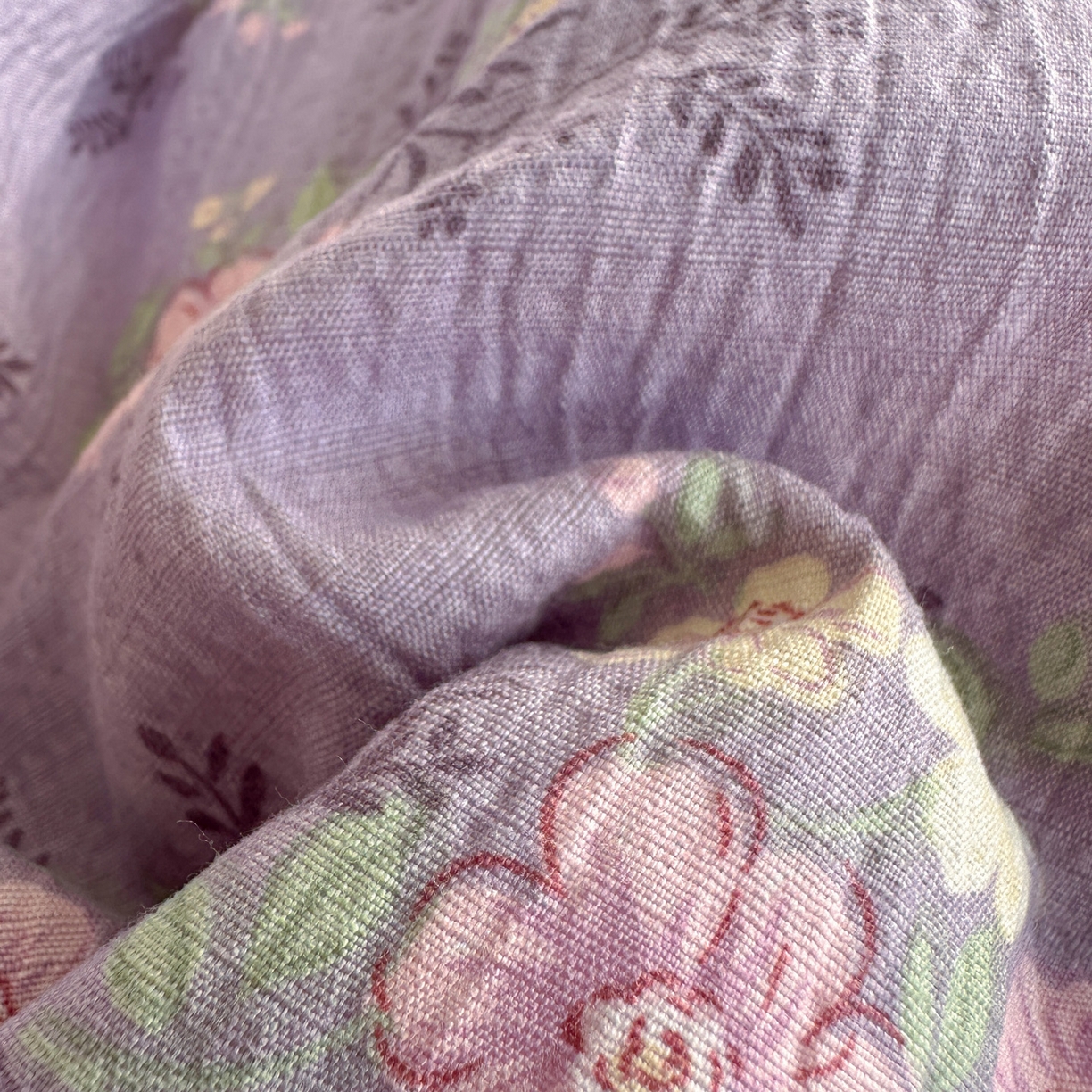 91家纺网 家纺一手货源 找家纺 赫然家纺 20226春夏新款云感皱皱纱单被套 被套单件 贝拉花园