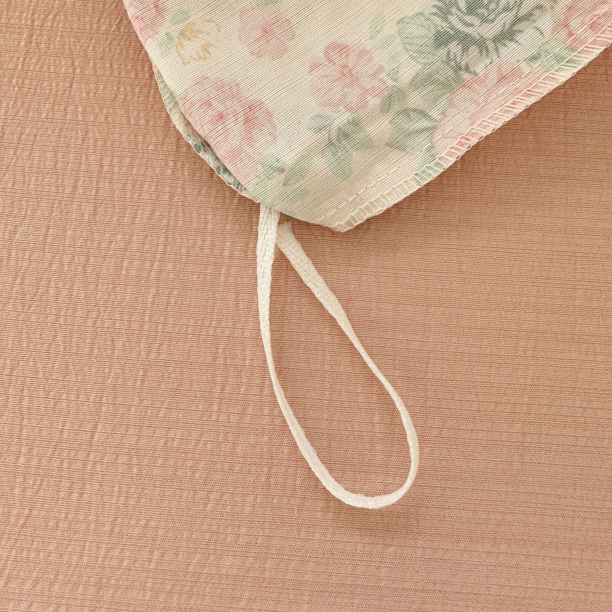 91家纺网 家纺一手货源 找家纺 赫然家纺 20226春夏新款云感皱皱纱单被套 被套单件 陌上花开