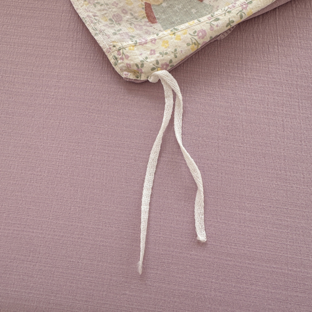 91家纺网 家纺一手货源 找家纺 赫然家纺 20226春夏新款云感皱皱纱单被套 被套单件 花海兔