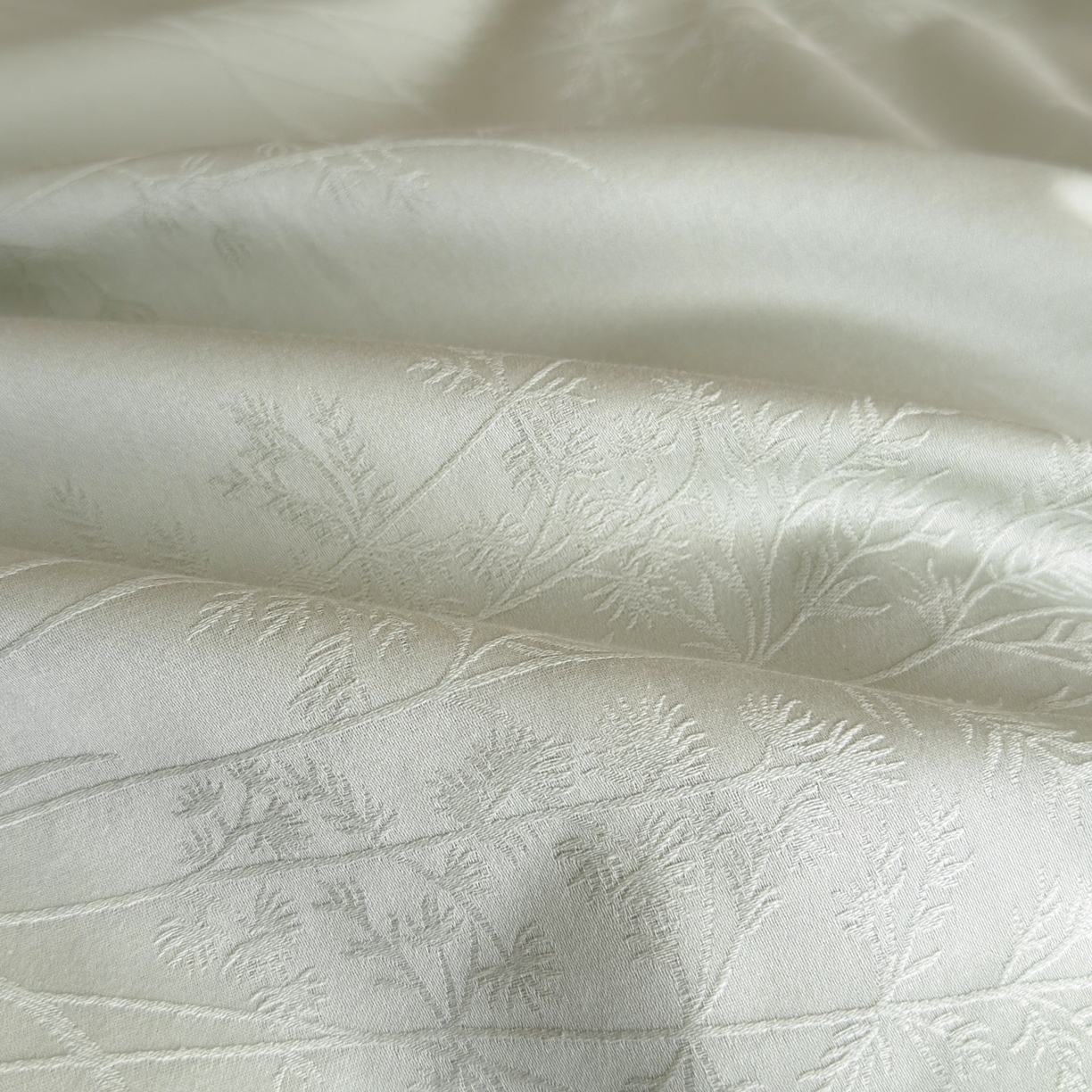 91家纺网 家纺一手货源 找家纺 优彩 2026春夏新款60支浮雕提花全棉纯棉四件套 清风颂雅