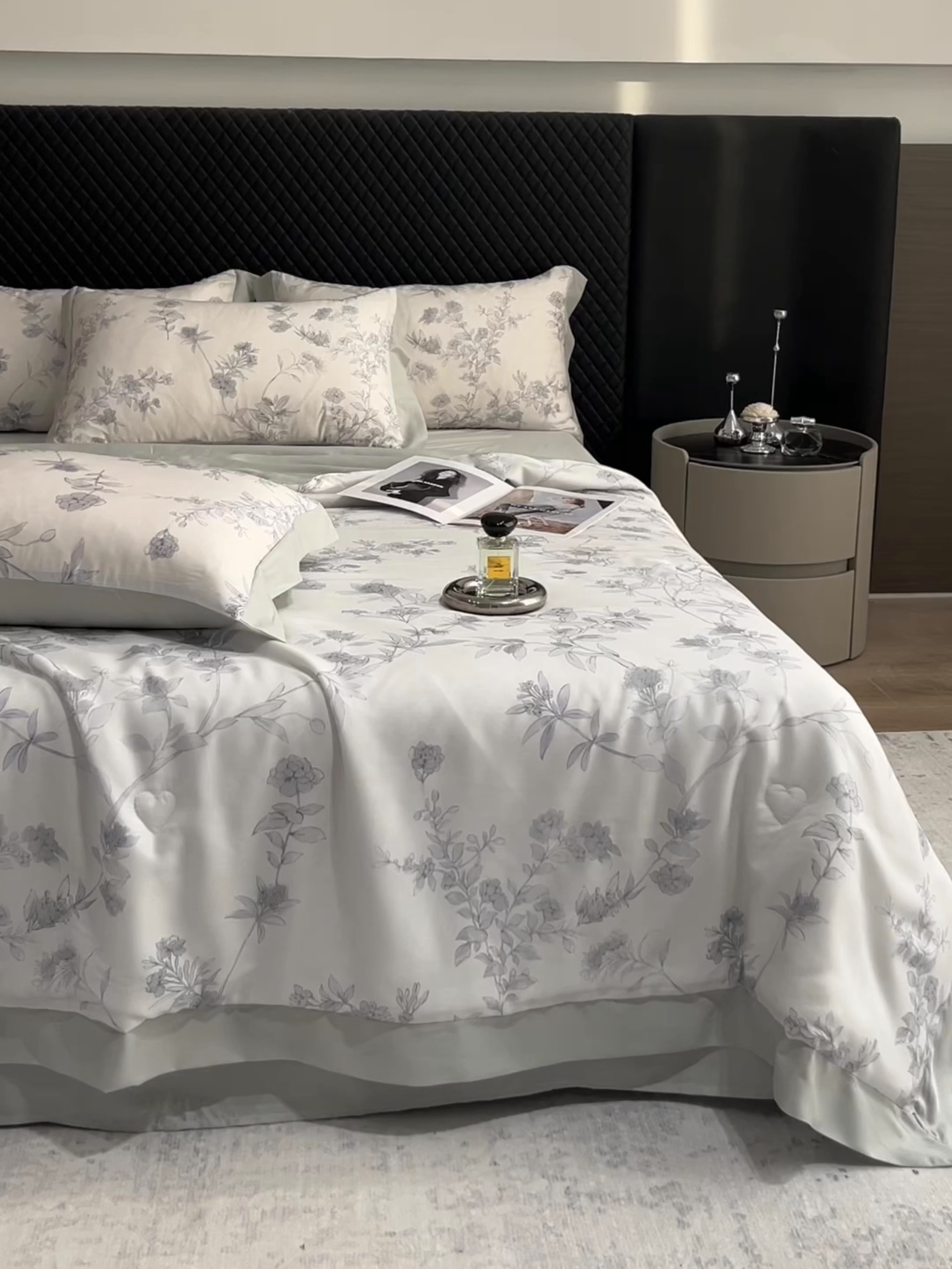 91家纺网 家纺一手货源 找家纺 迷尚家居 2026新款夏被100%莱赛尔数码印花夏被四件套50支天丝夏被 源序-夏被款