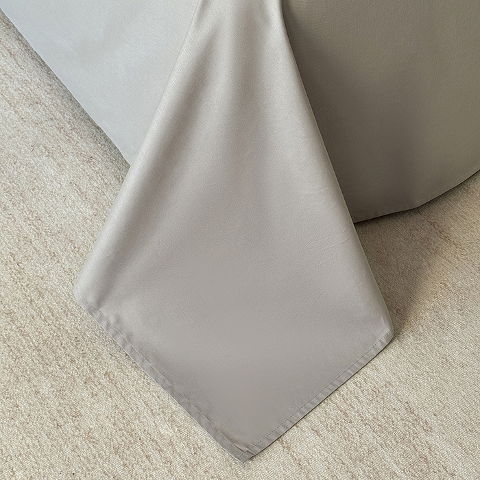 91家纺网 家纺一手货源 找家纺 梵克保罗 2026新款全棉60S长绒棉立体厚织提花四件套 克拉拉-太空灰