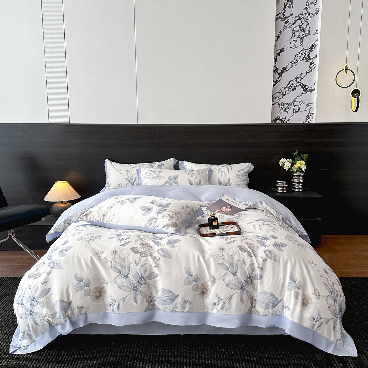 91家纺网 家纺一手货源 找家纺 （总）迷尚家居 2026新款100%莱赛尔数码印花天丝四件套