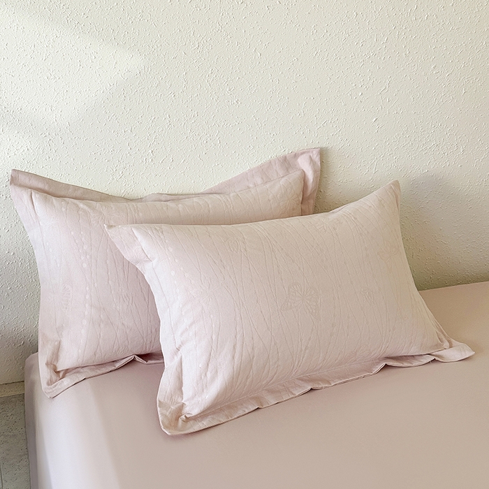 91家纺网 家纺一手货源 找家纺 （总）梵克保罗 2026新款全棉60S长绒棉立体厚织提花单枕套