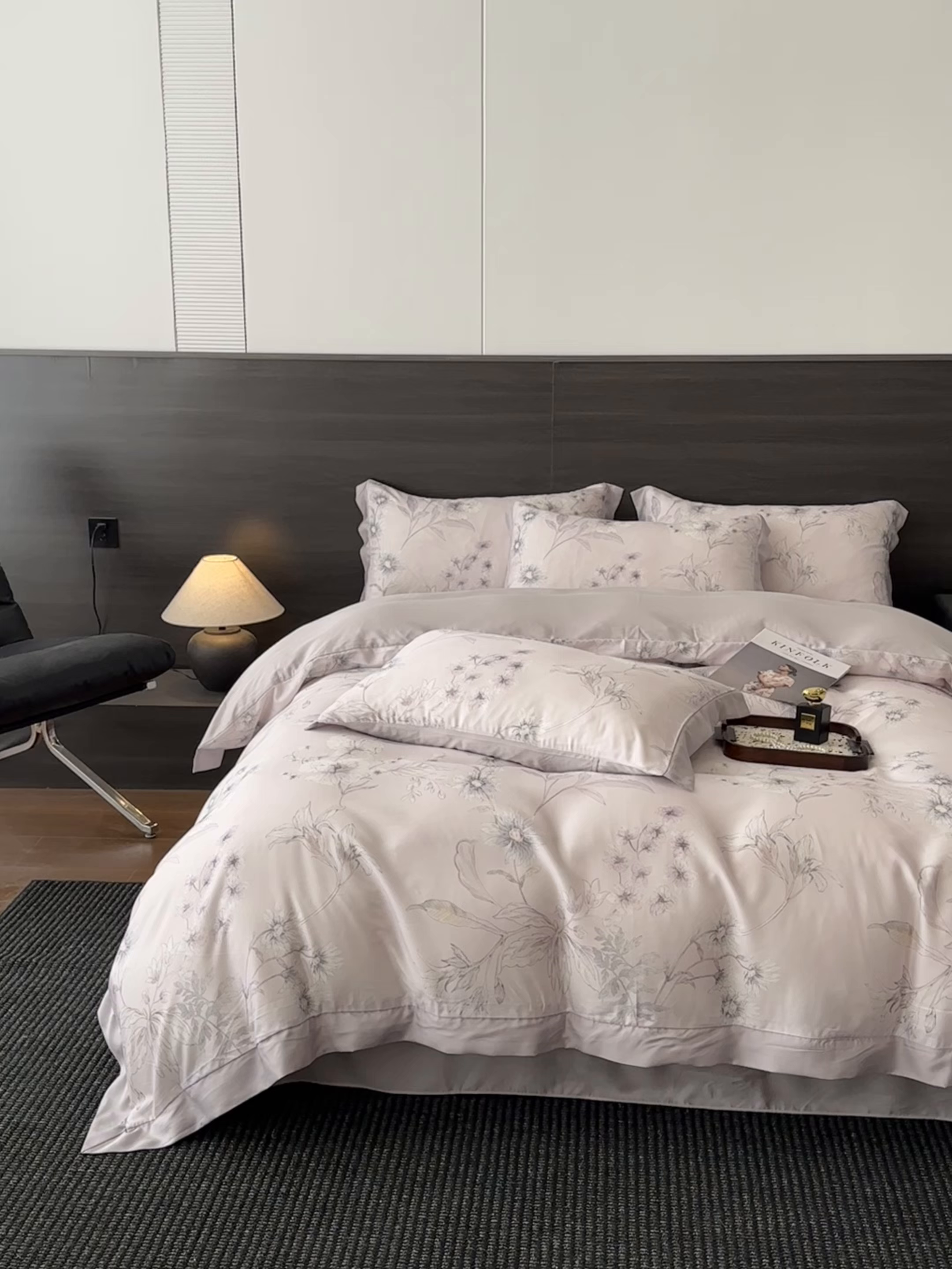 91家纺网 家纺一手货源 找家纺 迷尚家居 2026新款100%莱赛尔数码印花四件套 简悠集-被套款