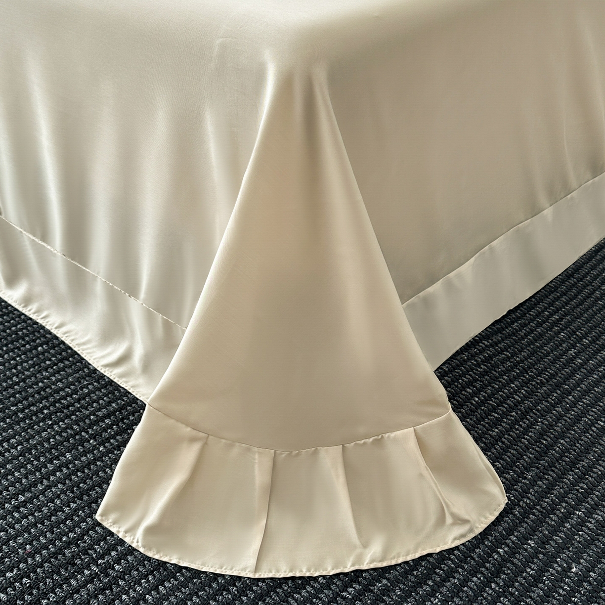 91家纺网 家纺一手货源 找家纺 迷尚家居 2026新款100%莱赛尔数码印花四件套 林间鹿语-被套款