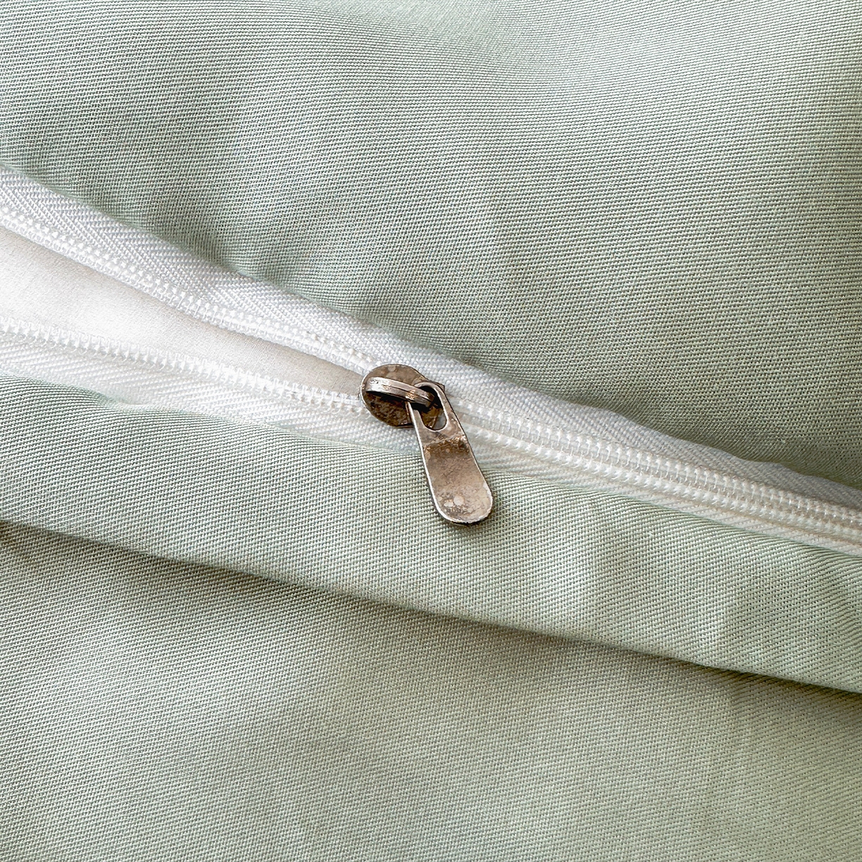 91家纺网 家纺一手货源 找家纺 迷尚家居 2026新款100%莱赛尔数码印花四件套 自然低语绿-被套款