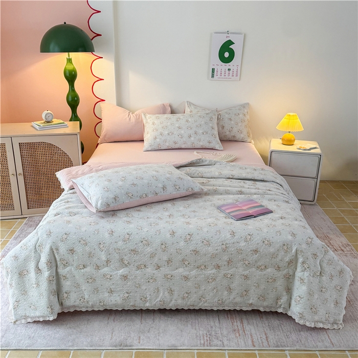 91家纺网 家纺一手货源 找家纺 （总）艺菲阁家纺 2026新款A类泡芙棉夏凉被被子被芯