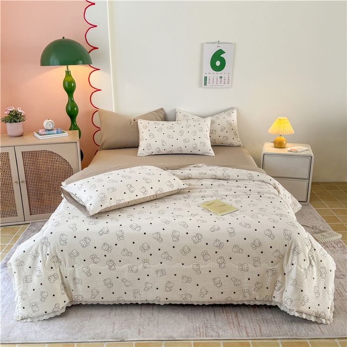 91家纺网 家纺一手货源 找家纺 （总）艺菲阁家纺 2026新款A类泡芙棉夏凉被被子被芯