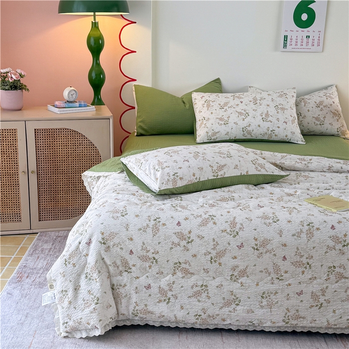 91家纺网 家纺一手货源 找家纺 （总）艺菲阁家纺 2026新款A类泡芙棉夏凉被被子被芯