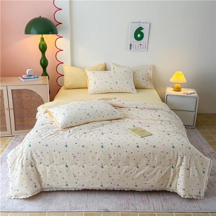 91家纺网 家纺一手货源 找家纺 （总）艺菲阁家纺 2026新款A类泡芙棉夏凉被被子被芯