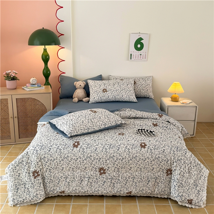 91家纺网 家纺一手货源 找家纺 （总）艺菲阁家纺 2026新款A类泡芙棉夏凉被被子被芯