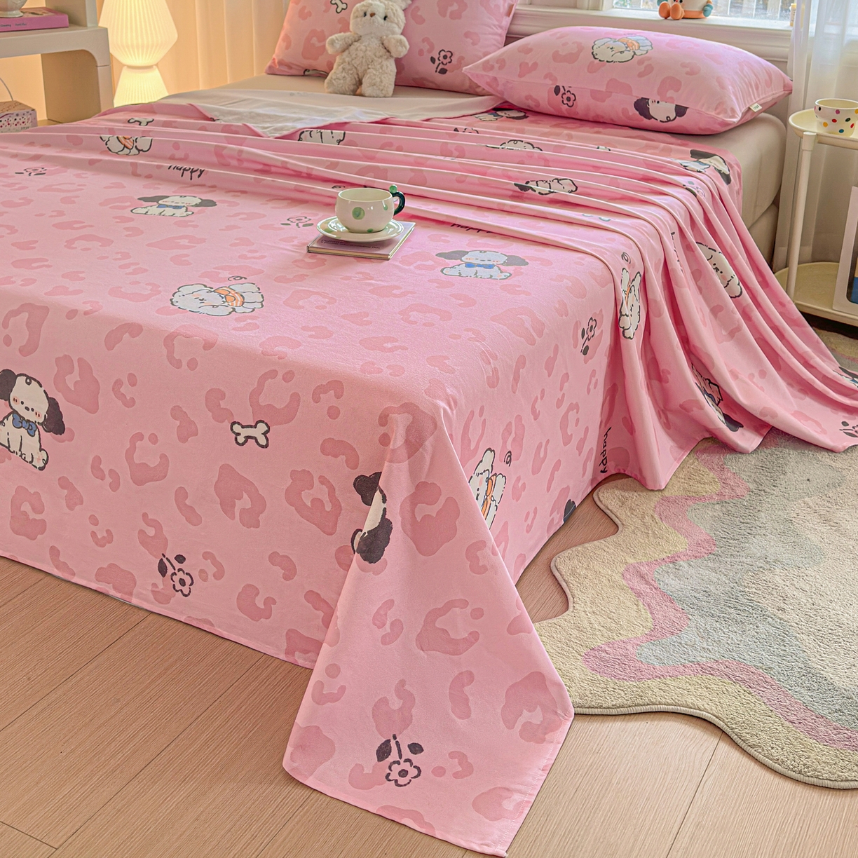 91家纺网 家纺一手货源 找家纺 （总）莱登卡奴 2026新款A类100%全棉纯棉老粗布单床单系列